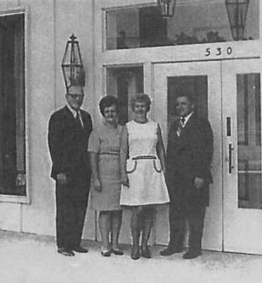 Historical image of MJ's first four associates.